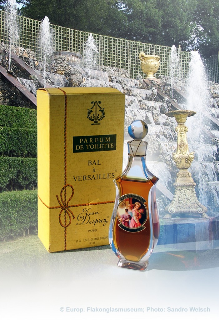 Parfüm-Flakon "Bal à Versailles®" mit Umverpackung, PdT; Jean Desprez®, Paris/ Frankreich, 1980er Jahre